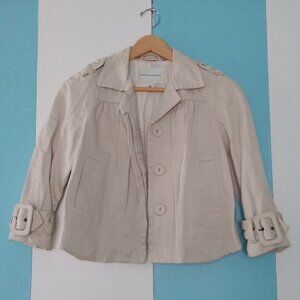 Banana Republic Pea Coat Creme Ivory Jacket